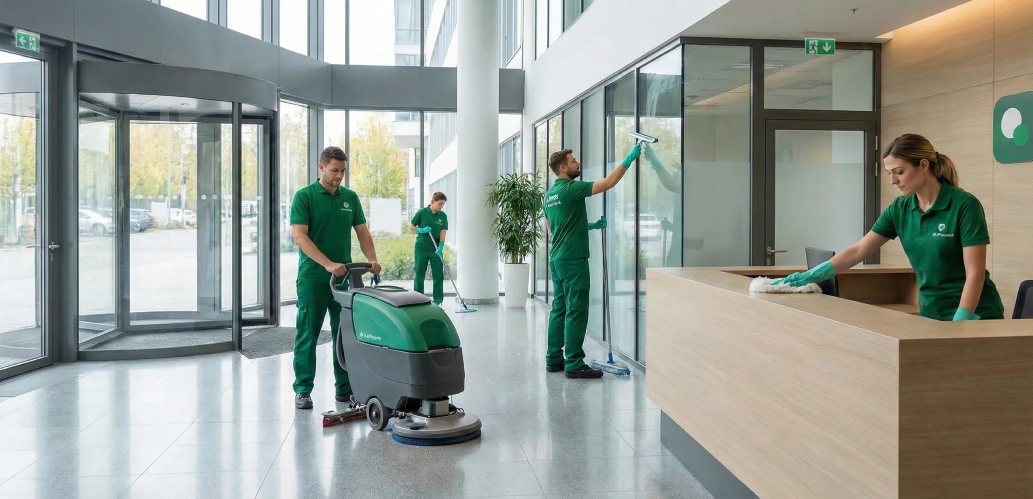 Équipe de nettoyage professionnel AlloPropreté