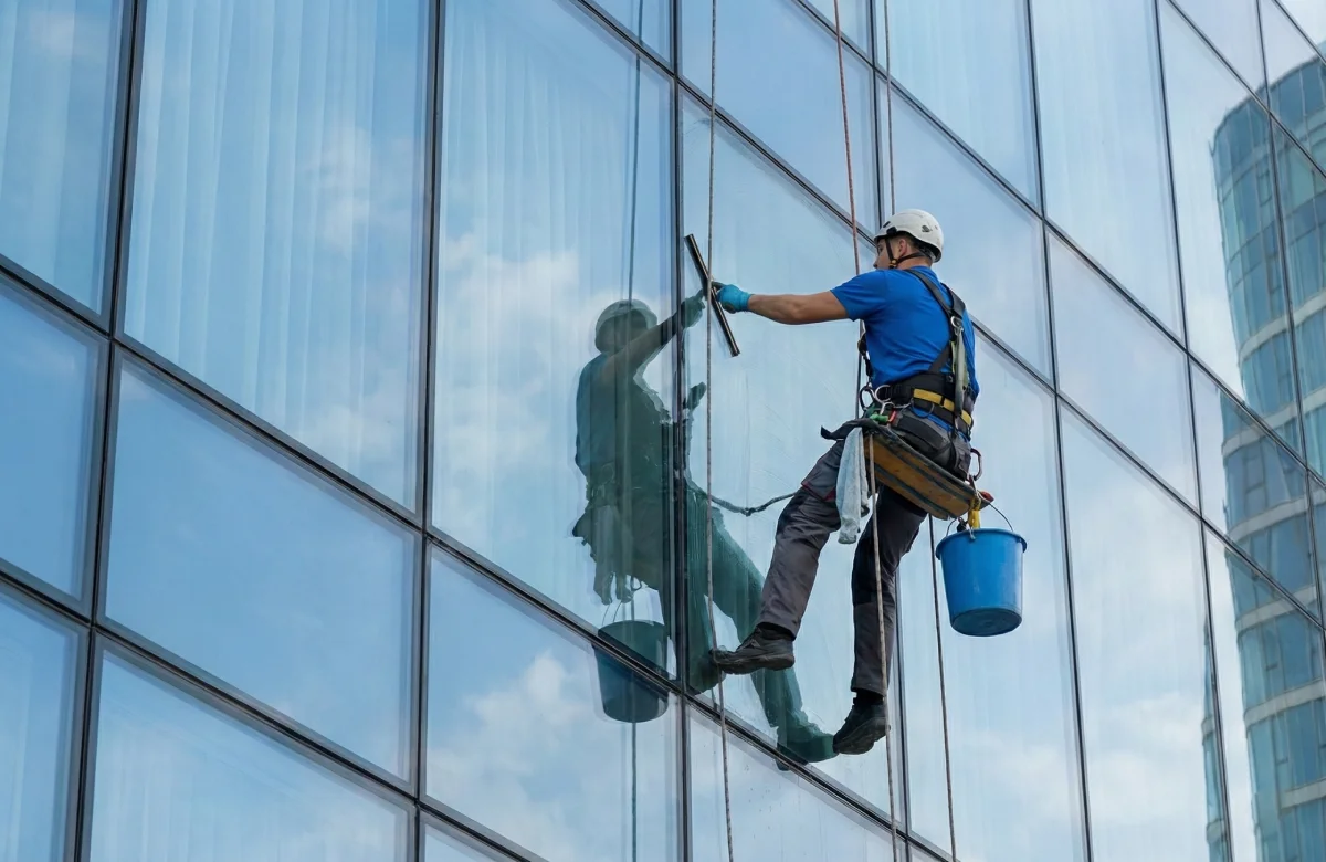 Nettoyage de vitres